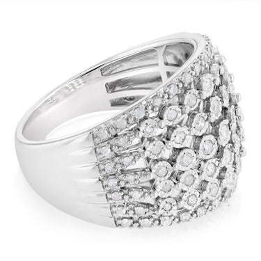 0.45 Carat Diamond Ring in Sterling Silver
