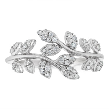 1/4 Carat Diamond Ring in Sterling Silver