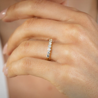 1/2 Carat Diamond Eternity Ring in 9ct Yellow Gold