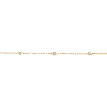 1/10 Carat Diamond Fancy Bracelet in 9ct Yellow Gold