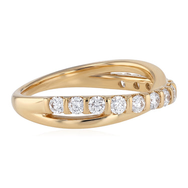1/2 Carat Diamond Ring in 18ct Yellow Gold