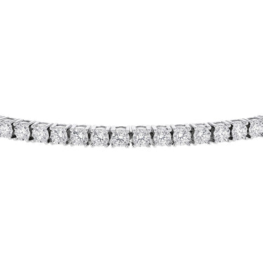 1 Carat Diamond Tennis Bracelet with Brilliant Cut Diamonds in Sterling Silver