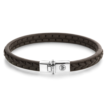 Rebel and Rose Single Stranded Brown Bracelet