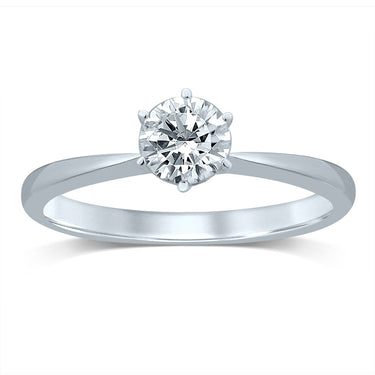 Luminesce Lab Grown 18ct White Gold 1/2 Carat Diamond Ring