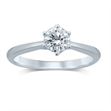 Luminesce Lab Grown 18ct White Gold 5/8 Carat Diamond Ring