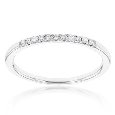 Luminesce Lab Grown Diamond 10-14pt Eternity Ring in 9ct White Gold