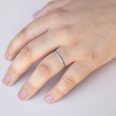 Luminesce Lab Grown Diamond 10-14pt Eternity Ring in 9ct White Gold