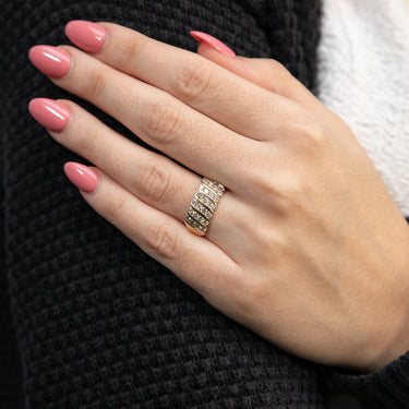 Luminesce Lab Grown 1 Carat Diamond Dress Ring in 9ct Yellow Gold