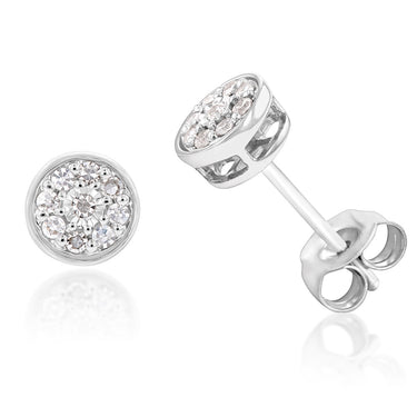 Luminesce Lab Grown Diamond Cluster Studs