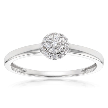 Luminesce Lab Grown Diamond Ring in Silver