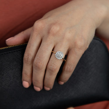 Luminesce Lab Grown Ring 9ct Yellow Gold