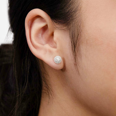 Luminesce Lab Grown 1/4 Carat Diamond Stud Earrings in Sterling Silver