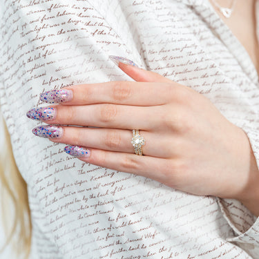 Luminesce Lab Grown Diamond 1.5Ct Bridal Set in Halo Design set in 14ct Yellow Gold