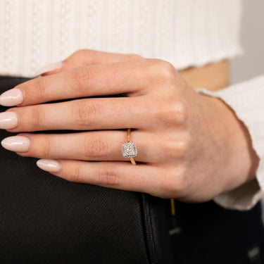 Luminesce Lab Grown 1/3 Carat Diamond Ring in 9ct Yellow Gold