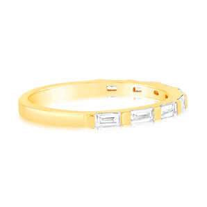 Luminesce Lab Grown 1/2 Carat Diamond Eternity Ring in 18ct Yellow Gold