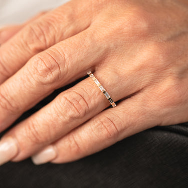 Luminesce Lab Grown 1/4 Carat Diamond Eternity Ring in 18ct Yellow Gold