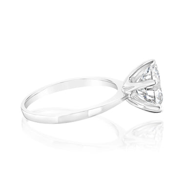 Luminesce Lab Grown 3 Carat Certified Ring in 18ct White Gold