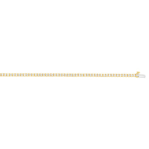 Luminesce Lab Grown 3 Carat Diamond Tennis Bracelet in 9ct Yellow Gold