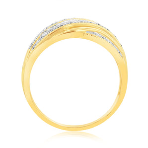 Luminesce Lab Grown Diamond Ring in 9ct Yellow Gold