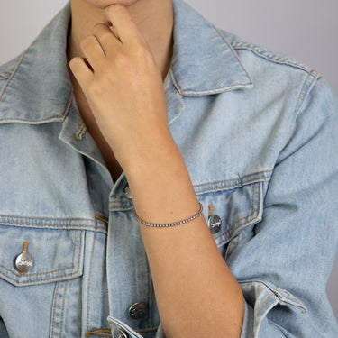 1 Carat Luminesce Lab Grown Diamond Tennis Bracelet in 9ct White Gold