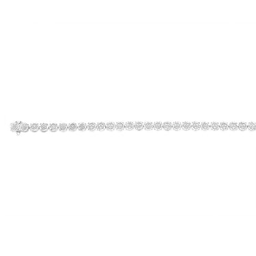 Luminesce Lab Grown 0.22Ct Diamond & Silver Bracelet