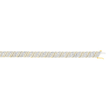 5 Carat Luminesce Lab Grown Diamond Bracelet in 9ct Yellow Gold