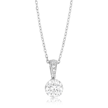 Luminesce Lab Grown 9ct White Gold 0.90 Carat Diamond Pendant