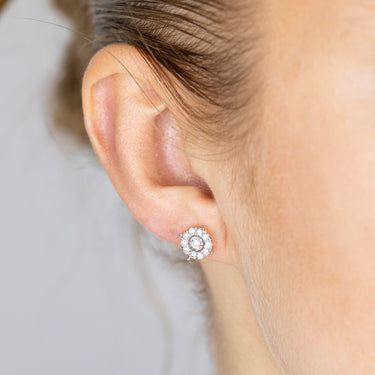 Luminesce Lab Grown 9ct Yellow Gold 1/2 Carat Diamond Stud Earrings