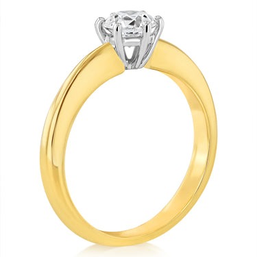 Luminesce Lab Grown 18ct Yellow Gold 3/4 Carat Diamond Ring