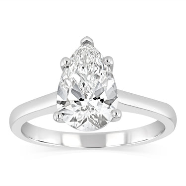 Luminesce Lab Grown 18ct White Gold 2 Carat Diamond Ring