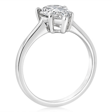 Luminesce Lab Grown 18ct White Gold 2 Carat Diamond Ring