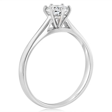 Luminesce Lab Grown 18ct White Gold 0.80 Carat Diamond Ring