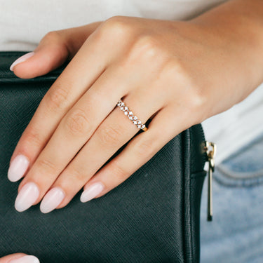 9ct Yellow Gold 1/4 Carat Luminesce Lab Grown Diamond Dress Ring