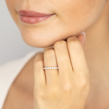 Luminesce Lab Grown 18ct Yellow Gold 0.30 Carat Diamond Eternity Ring