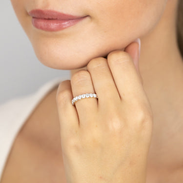 Luminesce Lab Grown 18ct Yellow Gold 3/4 Carat Diamond Eternity Ring