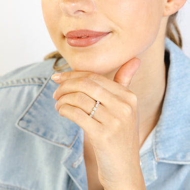 Luminesce Lab Grown 1/6 Carat Diamond Ring in 9ct White Gold