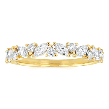 Luminesce Lab Grown 0.60 Diamond Ring in 9ct Yellow Gold