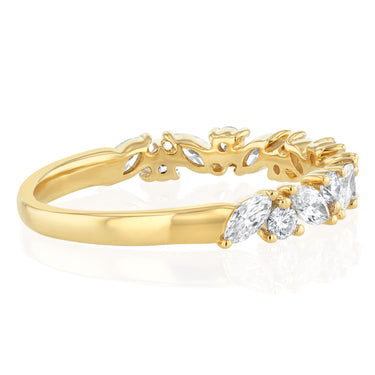 Luminesce Lab Grown 0.60 Diamond Ring in 9ct Yellow Gold
