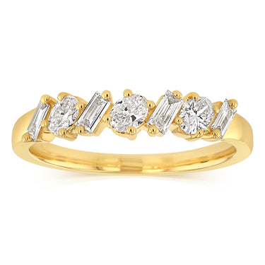 Luminesce Lab Grown 0.40 Carat Diamond Ring in 9ct Yellow Gold