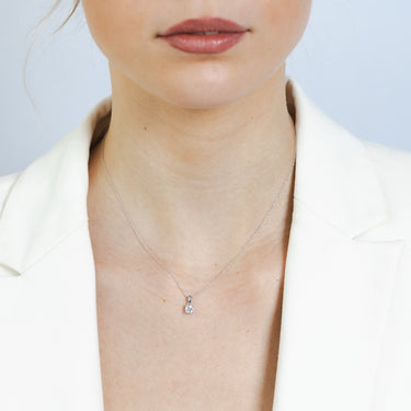 Luminesce Lab Grown 0.30 Carat Diamond Pendant on Chain in 9ct White Gold
