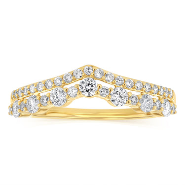 Luminesce Lab Grown Diamond 0.60 Carat Dress Ring in 9ct Yellow Gold