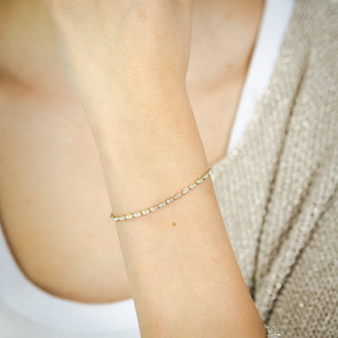 Luminesce Lab Grown Diamond 1 Carat Fancy Bracelet in 9ct Yellow Gold