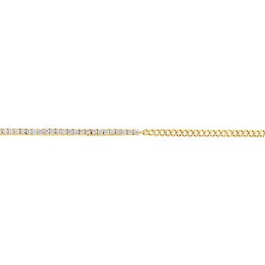 Luminesce Lab Grown Diamond 0.95 Carat Fancy Bracelet in 9ct Yellow Gold