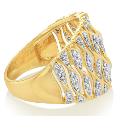 Luminesce Lab Grown 0.45 Carat Diamond Ring in 9ct Yellow Gold