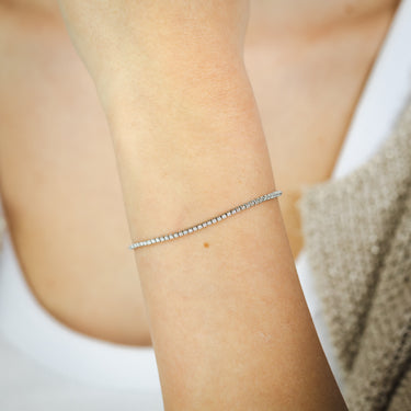 Luminesce Lab Grown 1.00 Carat Diamond Tennis Bracelet in Platinum