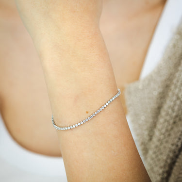 Luminesce Lab Grown 2 Carat Diamond Tennis Bracelet in Platinum