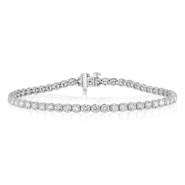 Luminesce Lab Grown 5 Carat Diamond Tennis Bracelet in Platinum