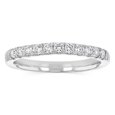 Luminesce Lab Grown 0.32 Carat Eternity Straight Ring in Platinum