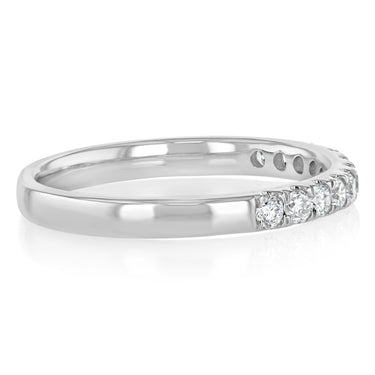 Luminesce Lab Grown 0.32 Carat Eternity Straight Ring in Platinum