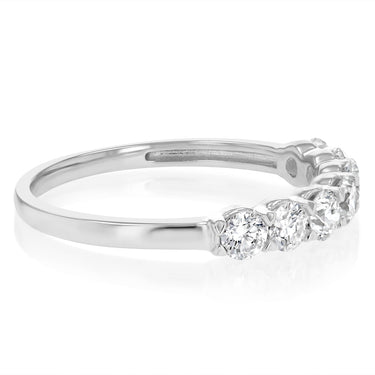 Luminesce Lab Grown 3/4 Carat Eternity Ring in Sterling Silver